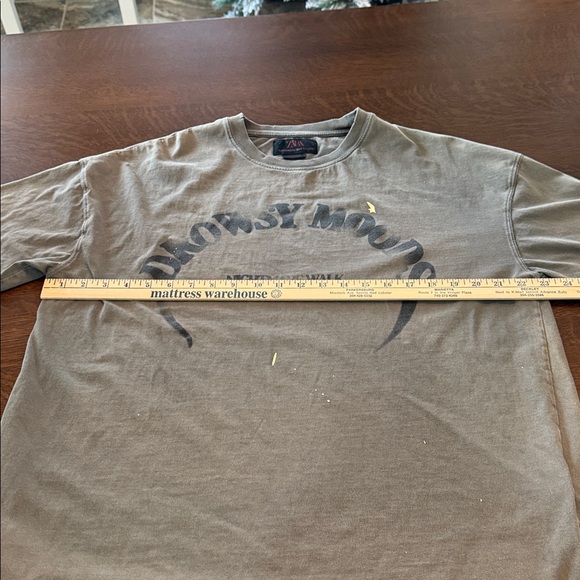 Zara Drowsy Moods Nightmare Walk T-shirt oversized fit. Men’s large green Grunge - Picture 5 of 15